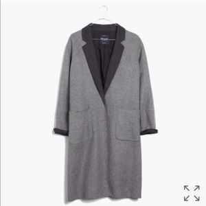 Madewell Felted Wool Blend Monsieur Trench Coat